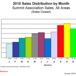 2010 Sales Distribution by Month