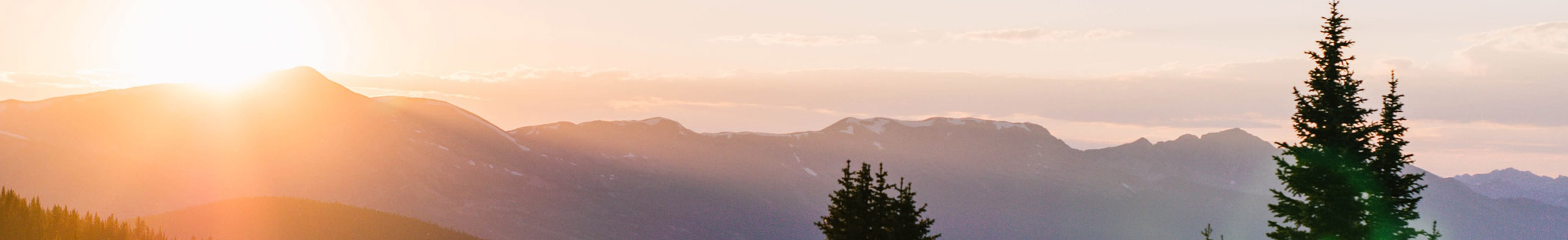 Summit County Colorado Sunset